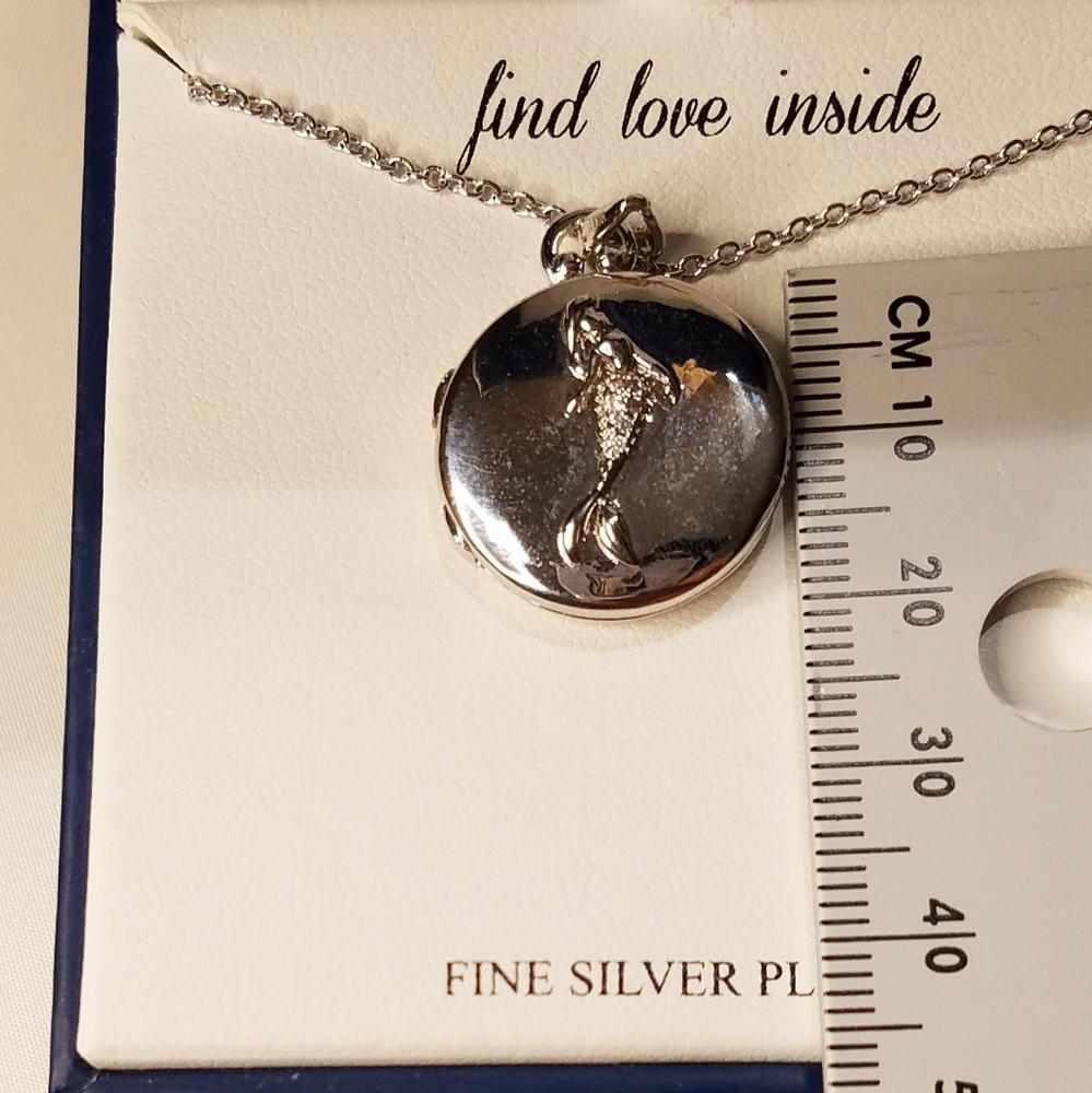 Guiliana Mermaid Fine Silver Plated Necklace - Picture 5 of 9